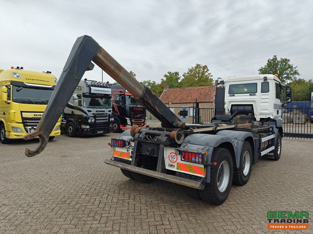 MAN TGS-TGX 26.440 6x4 Dagcabine Euro5 - AJK 20T HaakarmSysteem - Volledig Bladgeveerd - Naafreductie - Handgeschakeld