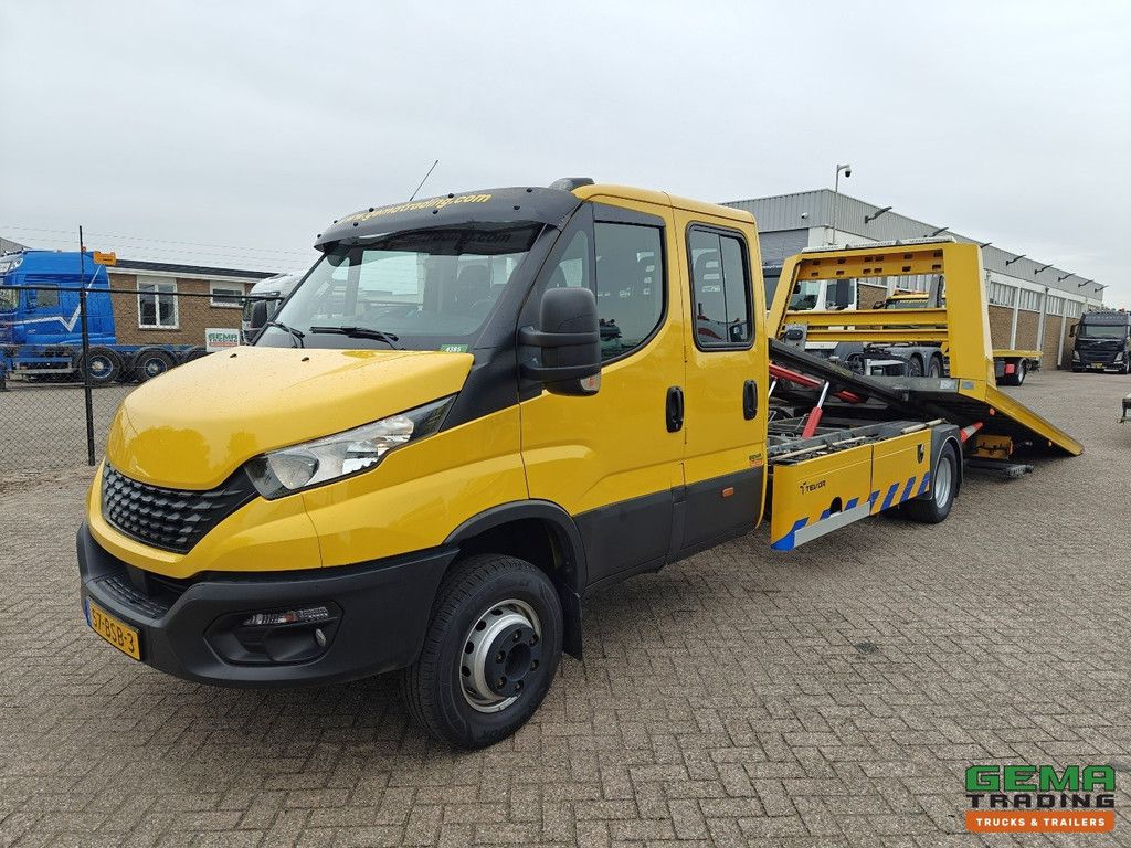 Iveco / Tevor 70C18/TR24 4x2 Doppelkabine Euro 6D – TEVOR ZP30-C1 + 1800 kg Glas – Fernbedienung – TÜV 03/2026