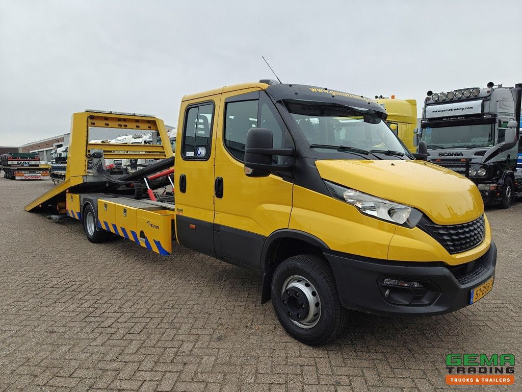 Iveco / Tevor 70C18/TR24 4x2 Doppelkabine Euro 6D – TEVOR ZP30-C1 + 1800 kg Glas – Fernbedienung – TÜV 03/2026