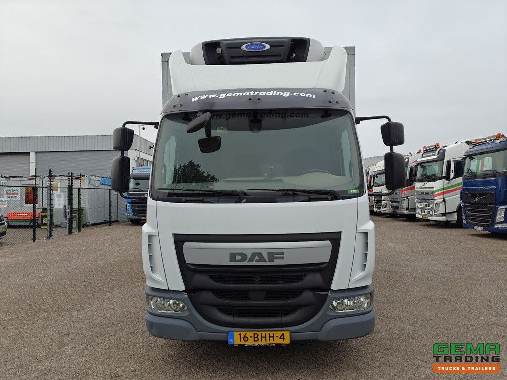 DAF LF 210 FA 4x2 Daycab Euro6A – Kühl-/Gefrierschrank 5,5 m + Carrier Supra 550 + Hebebühne 2000 kg – 173.000 km!