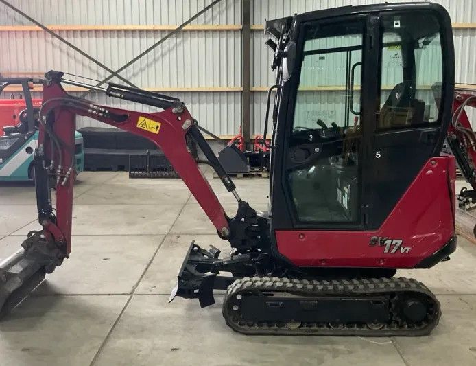 Yanmar SV17 minikraan ca 1300 draaiuren