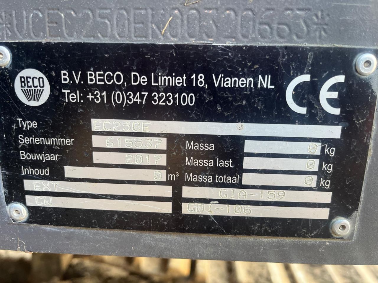 Volvo EC250EL