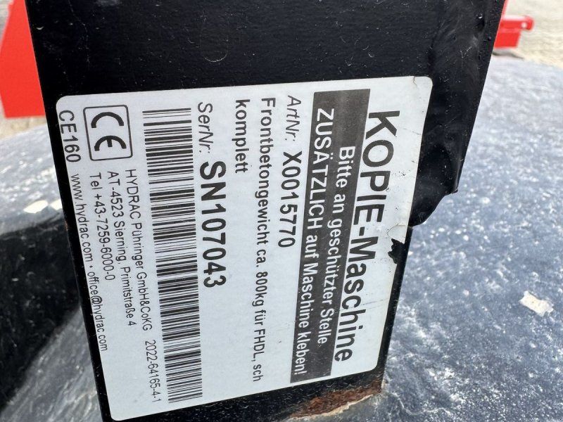 Hydrac 800kg