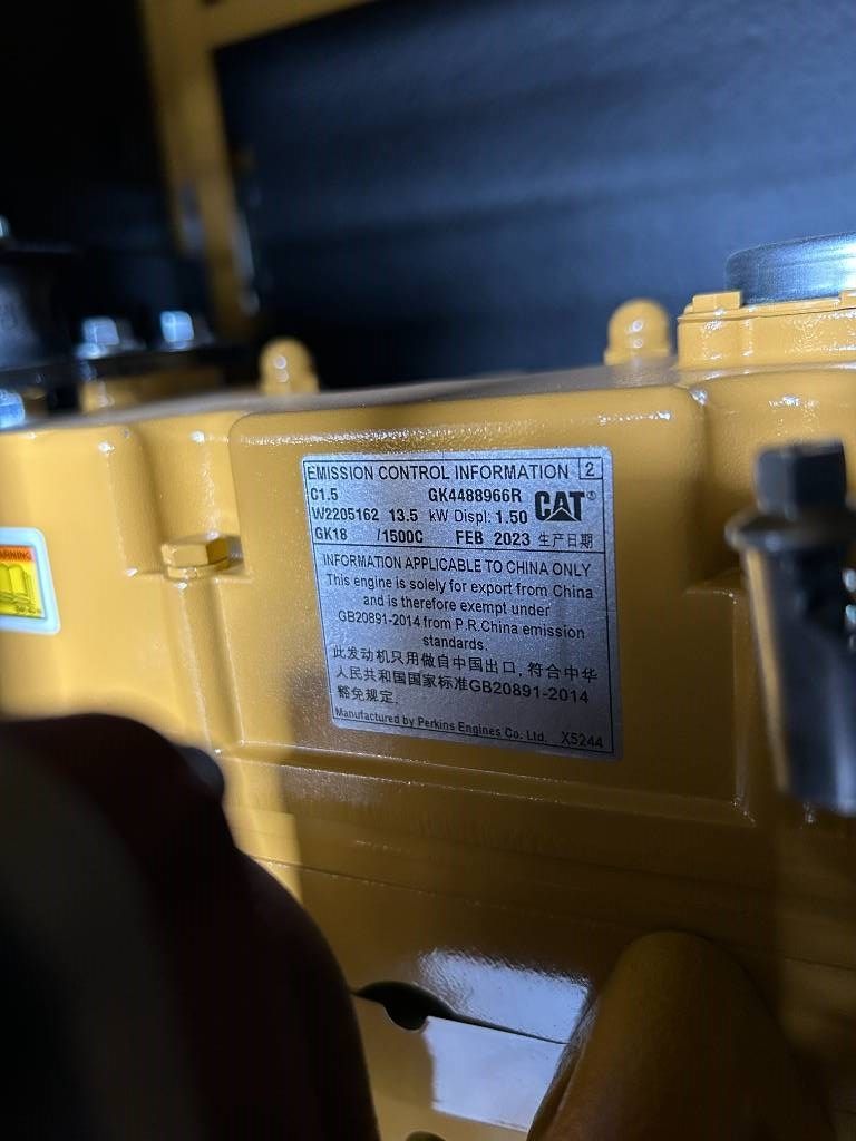 CAT DE13.5E3 - 13.5 kVA Generator - DPX-18001