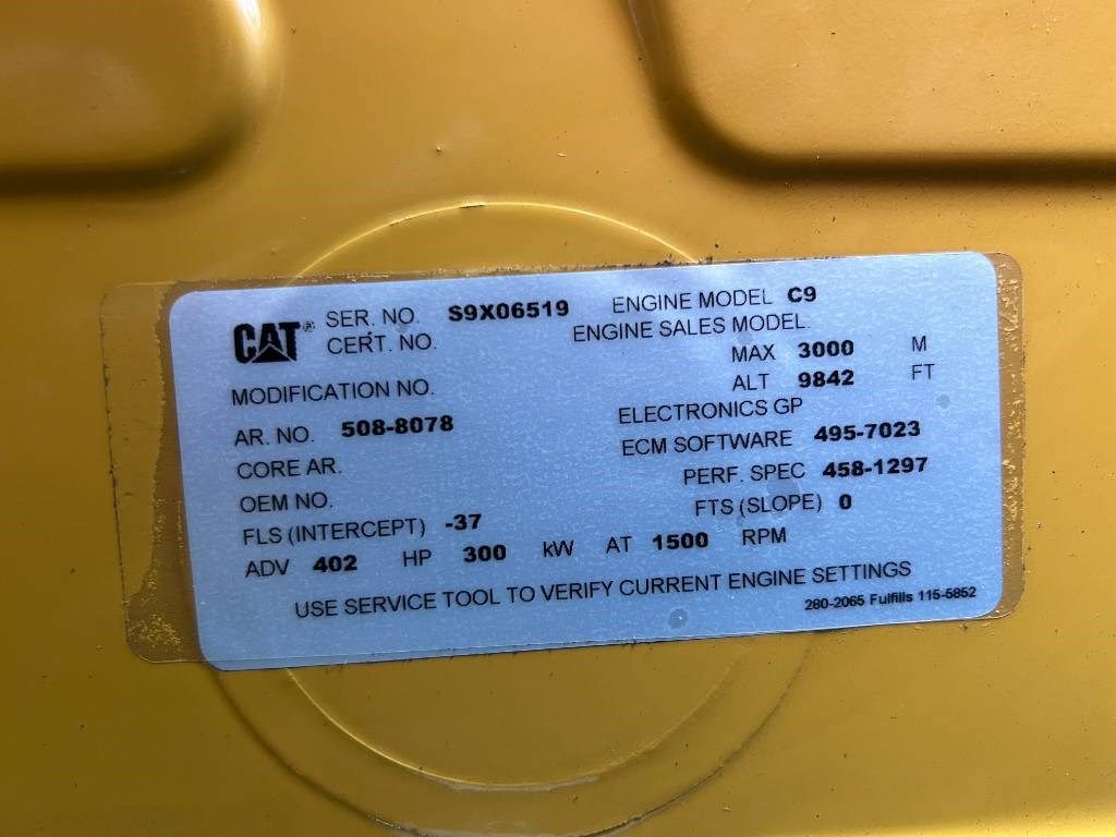 CAT DE330E0 - C9 - 330 kVA Generator - DPX-18022