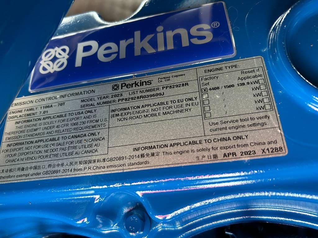 FG Wilson P150-5 - 150 kVA Genset - DPX-16009