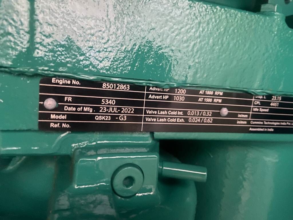 Cummins C900D5 - 900 kVA Open Genset - DPX-18527-O