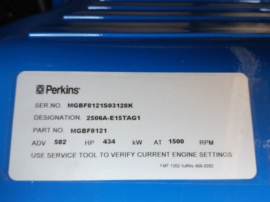 FG Wilson P500-3 - 500 kVA Genset - DPX-16019