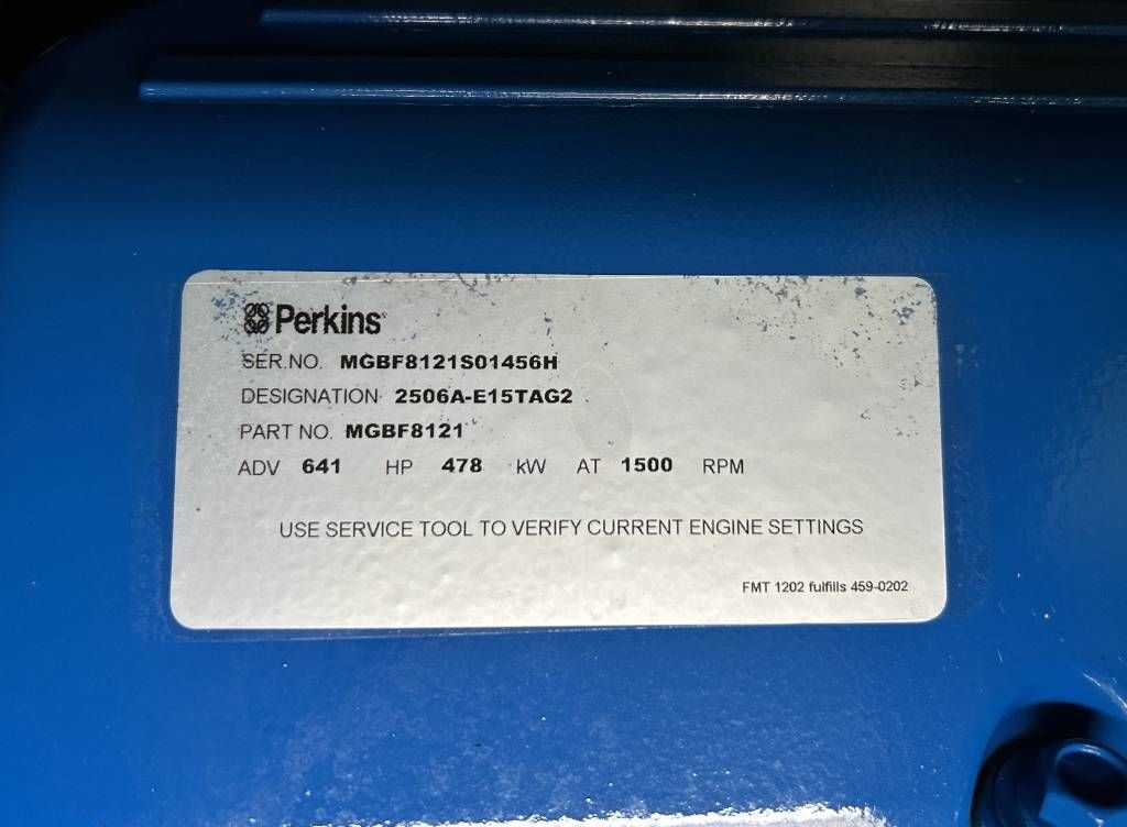 FG Wilson P550-3 - 550 kVA Genset - DPX-16020
