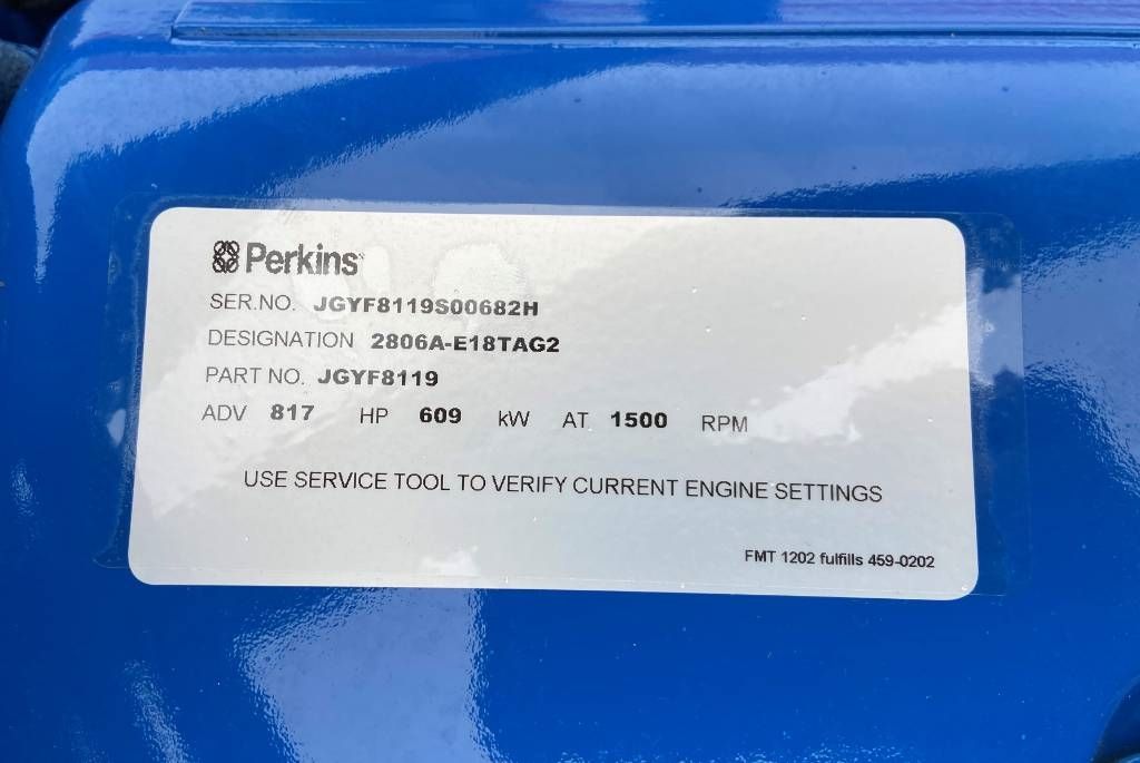 FG Wilson P715-3 - 715 kVA Open Genset - DPX-16023-O