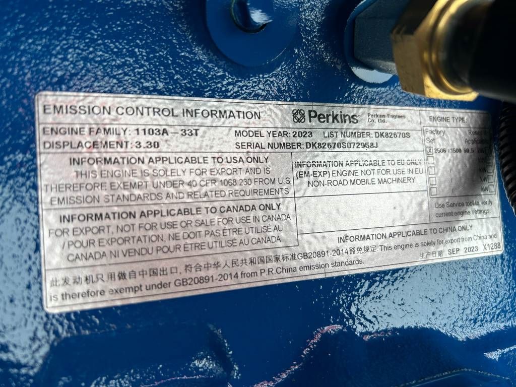 FG Wilson P55-3 - 55 kVA Genset - DPX-16005