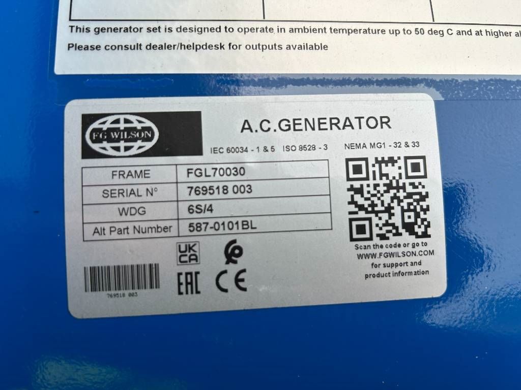 FG Wilson P900-1 - 900 kVA - Open Genset - DPX-16025-O