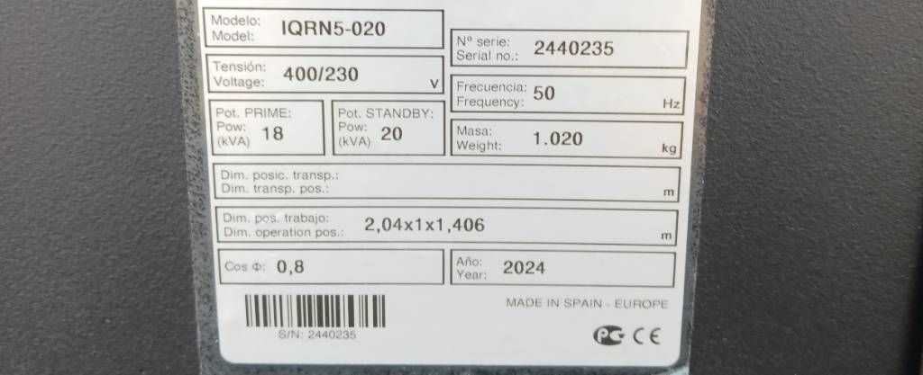 Kubota V2203M - 20 kVA Stage V - DPX-19003