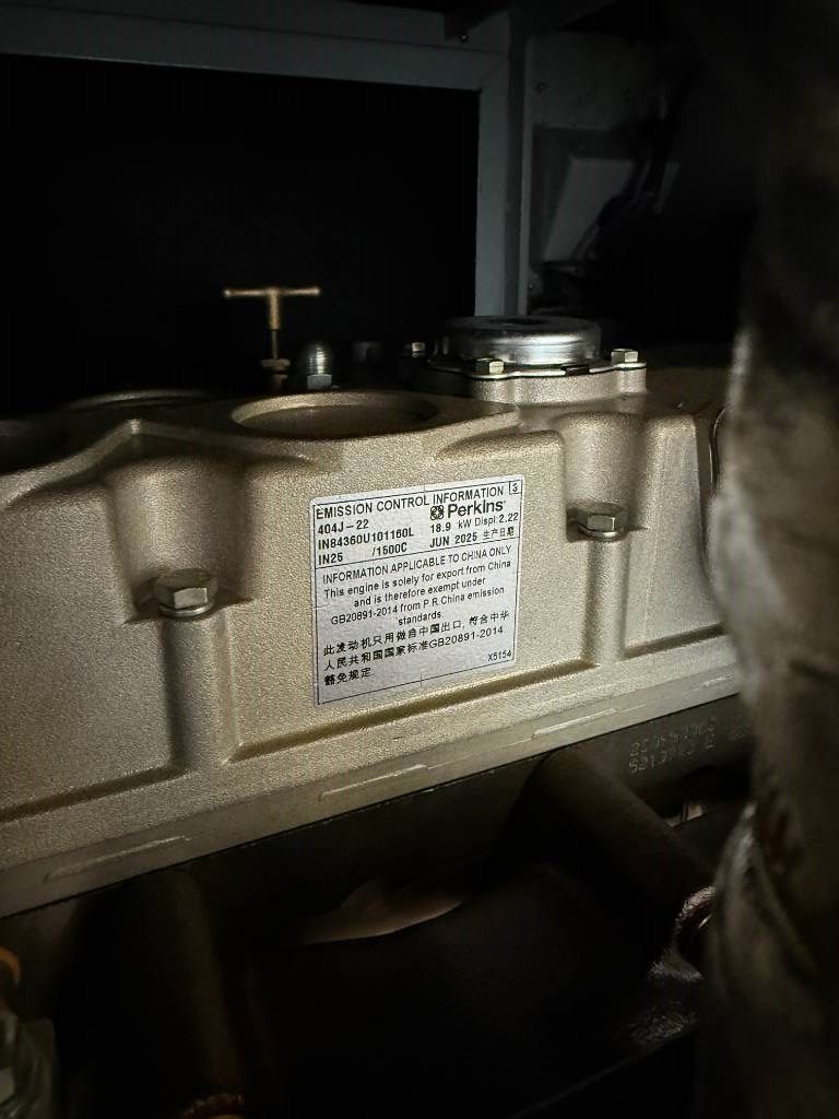 Perkins 404J-22G - 22 kVA - Stage V Genset - DPX-19906
