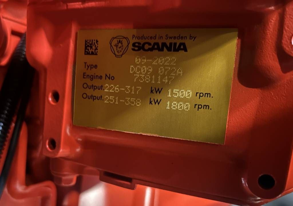 Scania DC9 - 330 kVA Generator - DPX-17948