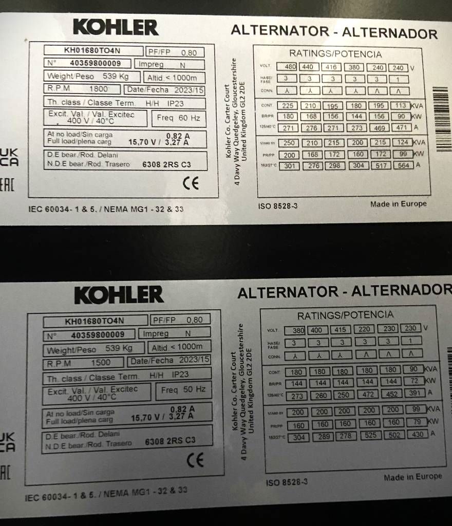 Sdmo J200 - 200 kVA Generator - DPX-17109