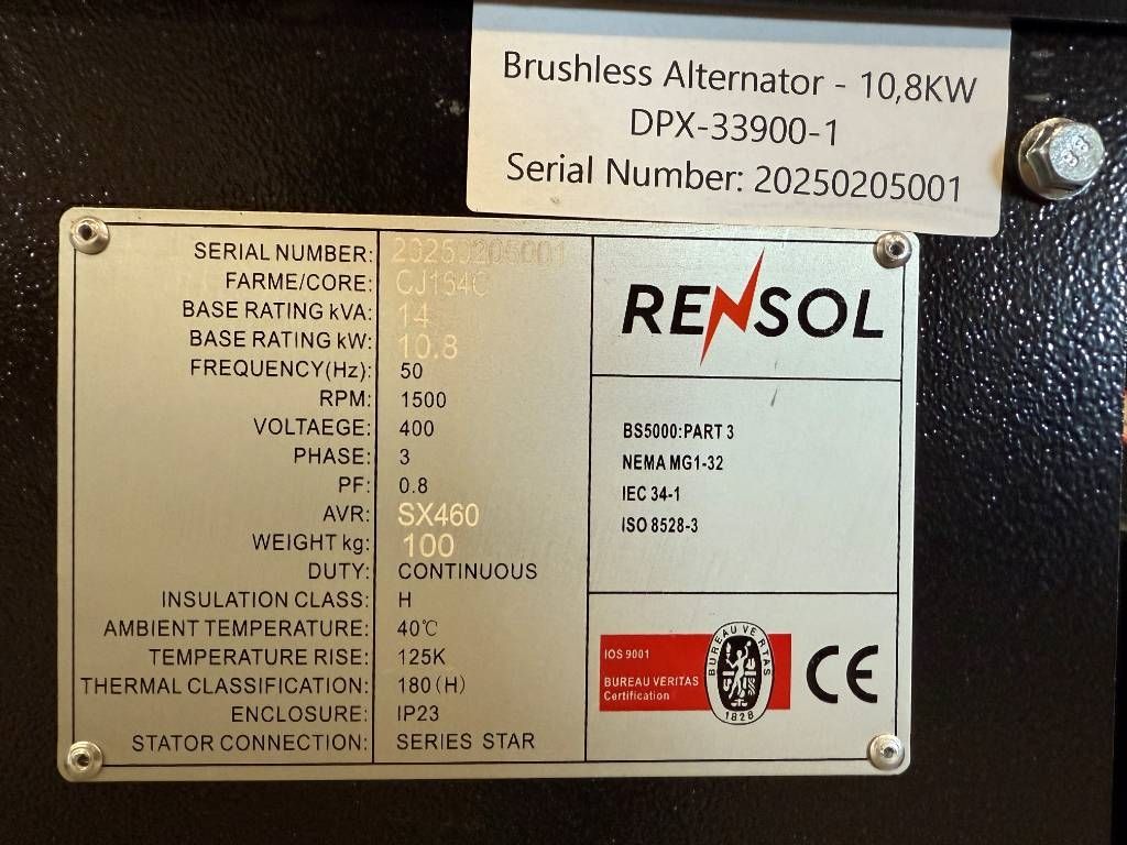 DPX CJ164C - 13,5 kVA Alternator - DPX-33900