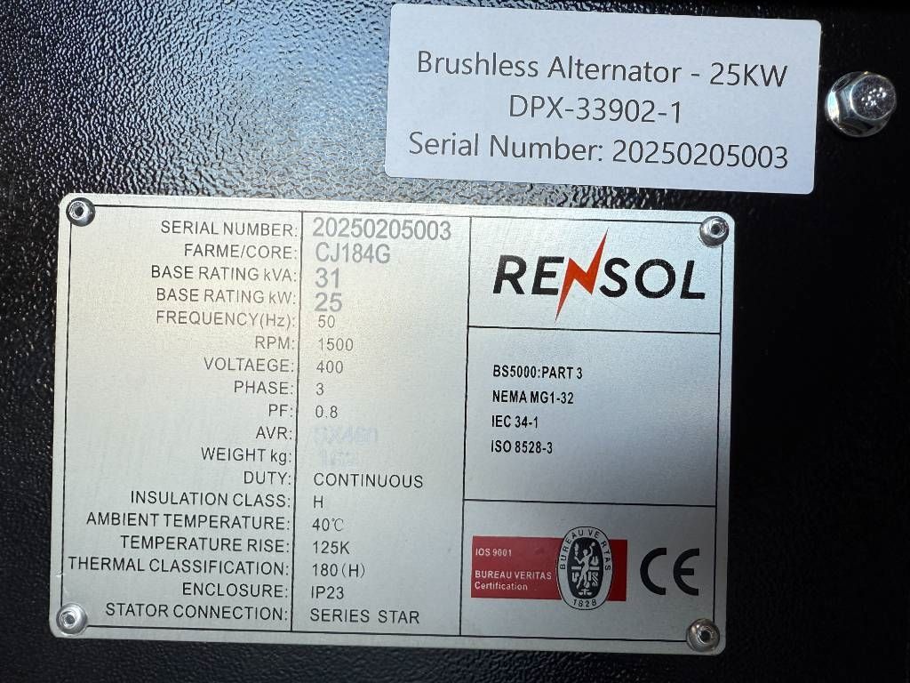 DPX CJ184G - 31 kVA Alternator - DPX-33902