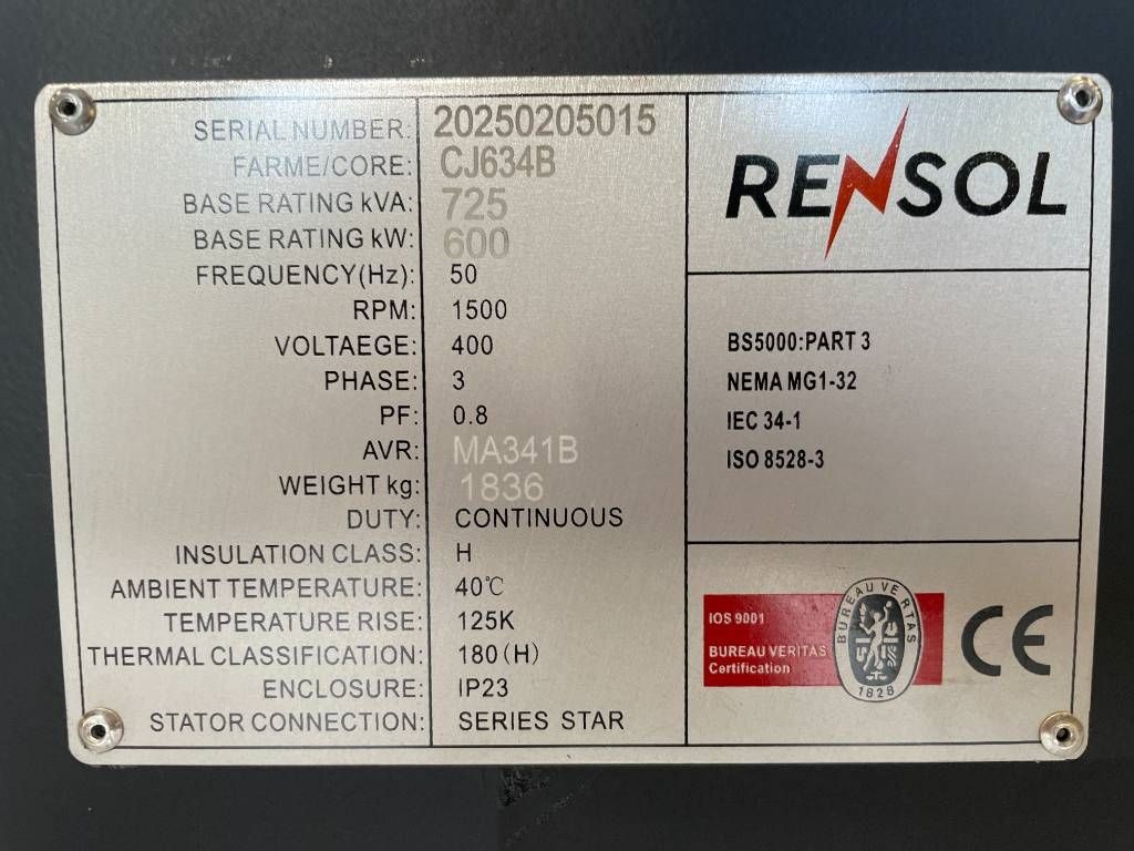DPX CJ634B - 725 kVA Alternator - DPX-33914