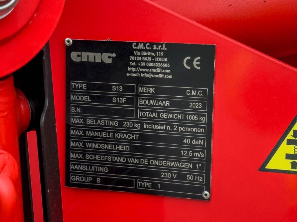 CMC S13F Spinhoogwerker
