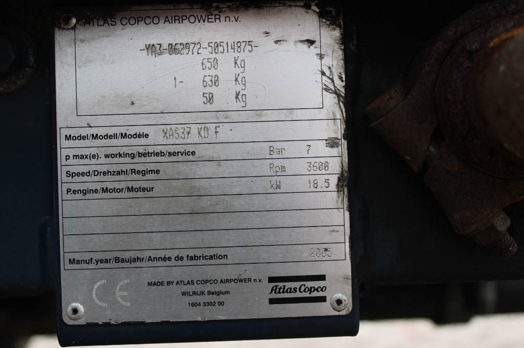 Atlas Copco XAS 37 KD