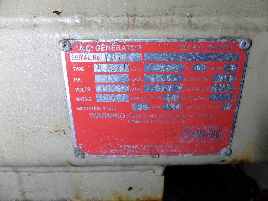 Cummins 550KVA