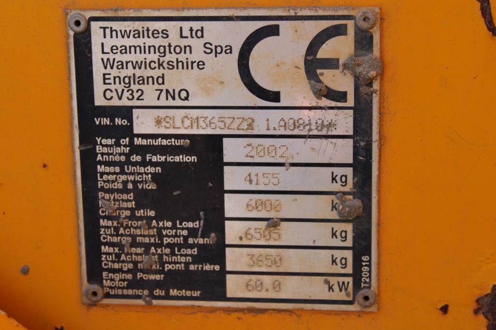 Twaites 6 tonne