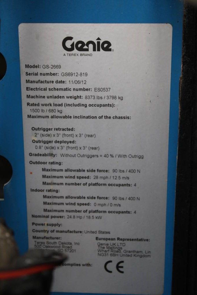 Genie GS 2669