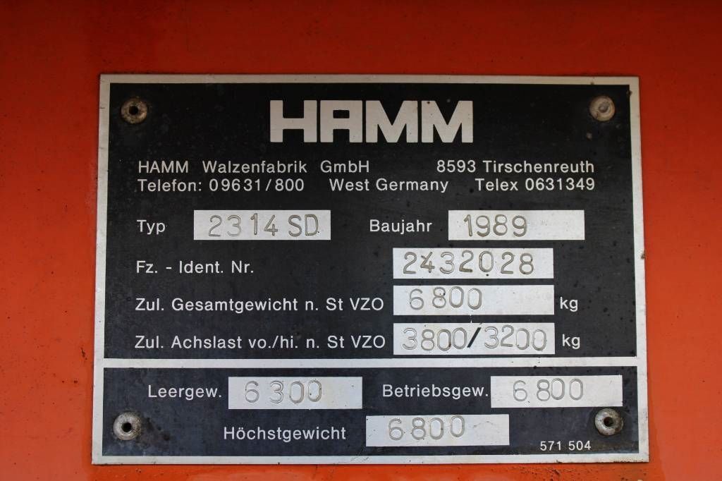 Hamm 2314 SD