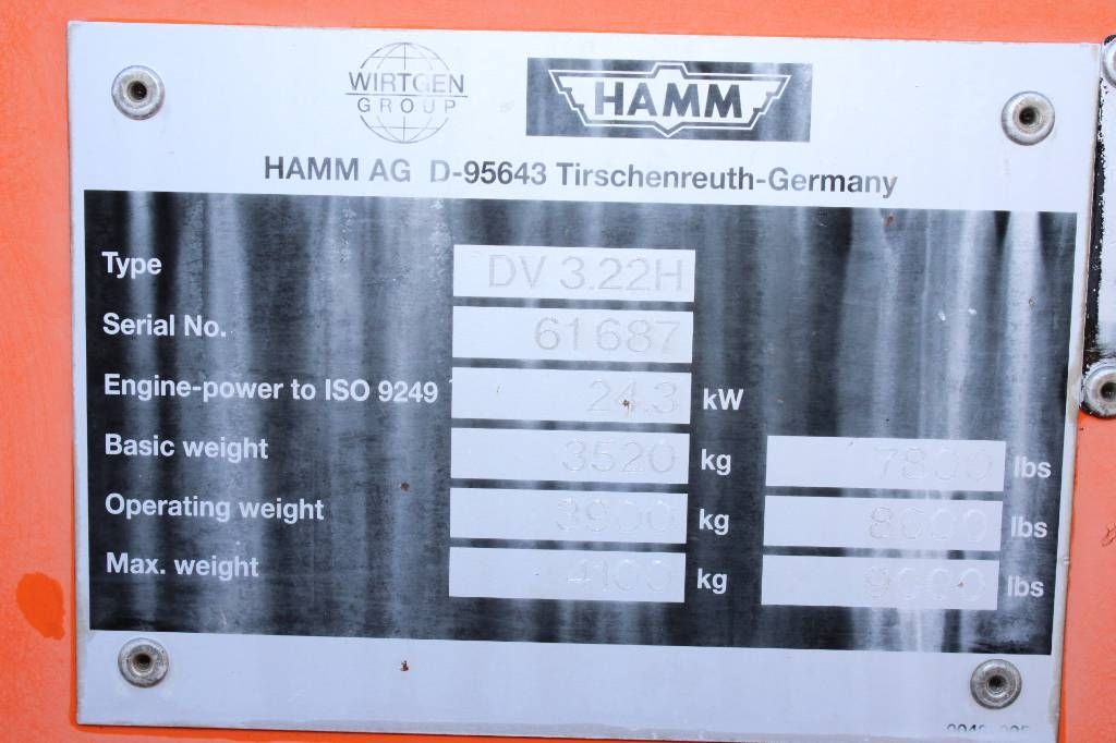 Hamm DV 3.22 H