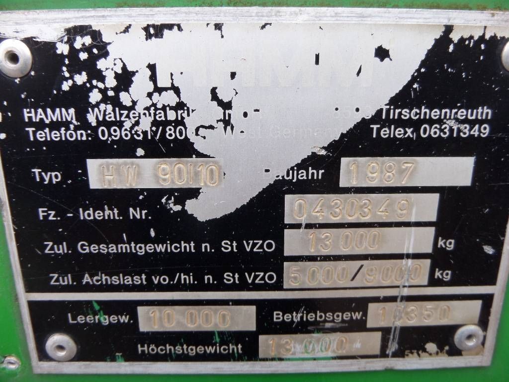 Hamm HW 90-10