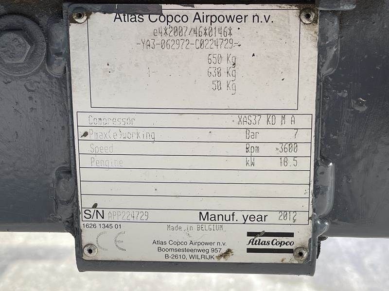 Atlas Copco XAS 37 KD