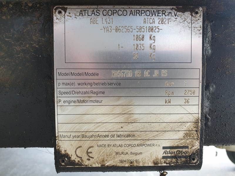 Atlas Copco XAS 67 DD - G