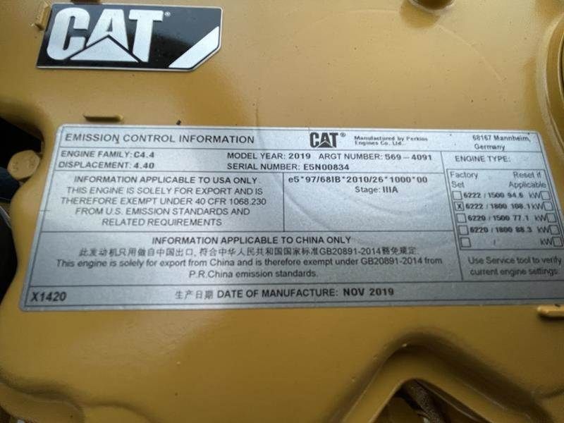 CAT DE 110 E 3 (24 units available)