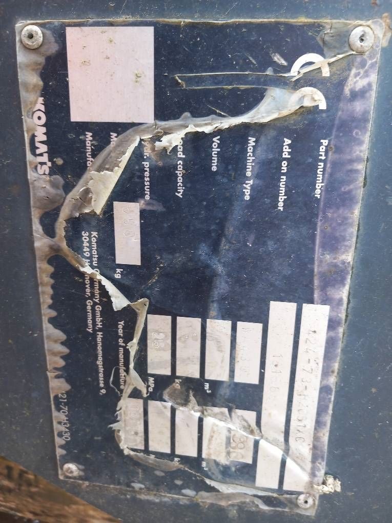 Komatsu WA380-8 Quick coupler & Bucket