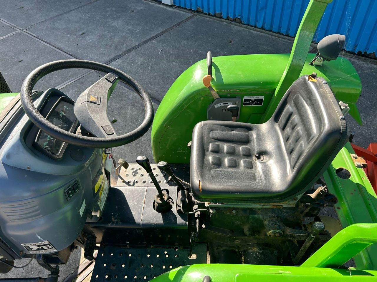 Greenstar FT 200 mini-tractor + Boxer cirkelmaaier