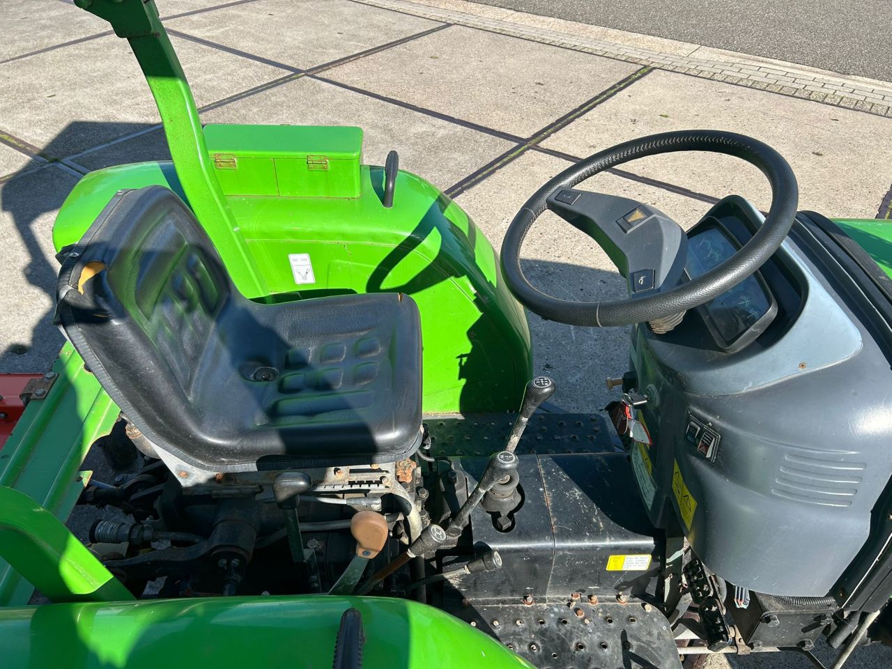 Greenstar FT 200 mini-tractor + Boxer cirkelmaaier