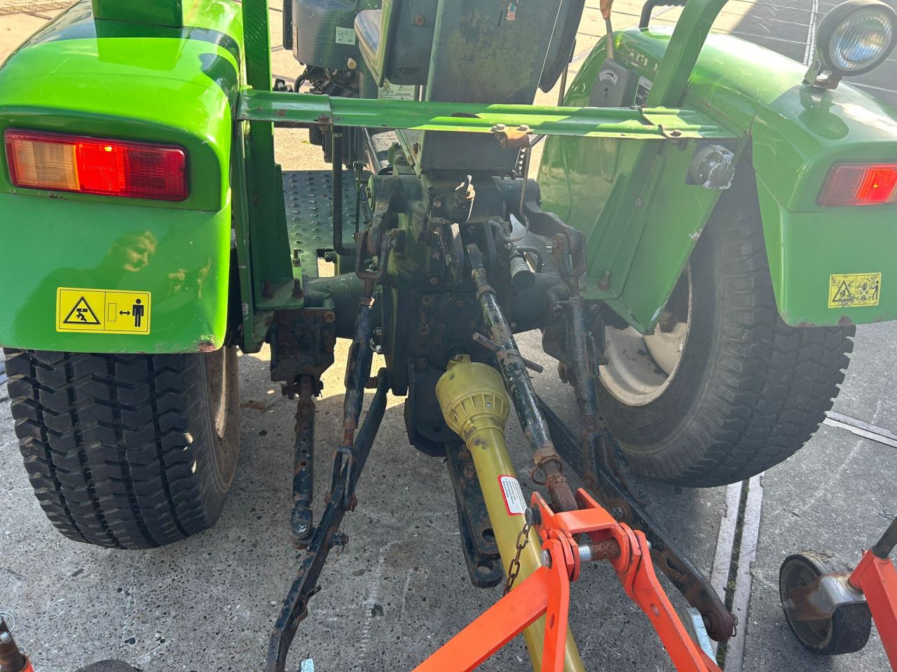 Greenstar FT 200 mini-tractor + Boxer cirkelmaaier