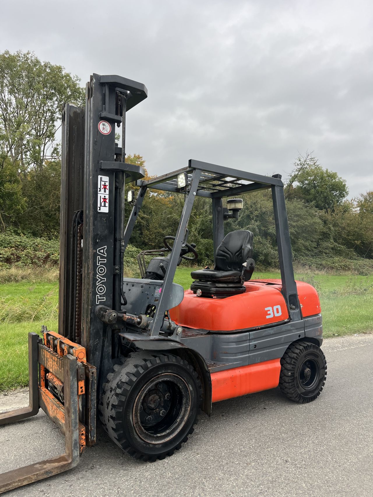 Toyota 02-6FD30 diesel heftruck triplo sideshift