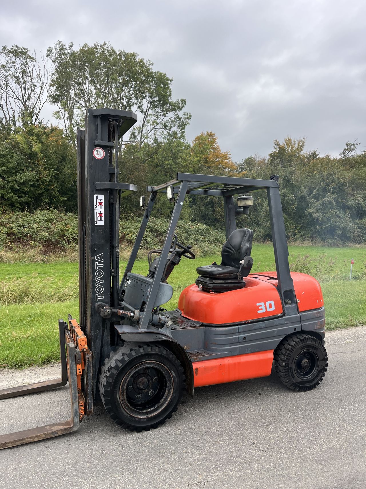 Toyota 02-6FD30 diesel heftruck triplo sideshift