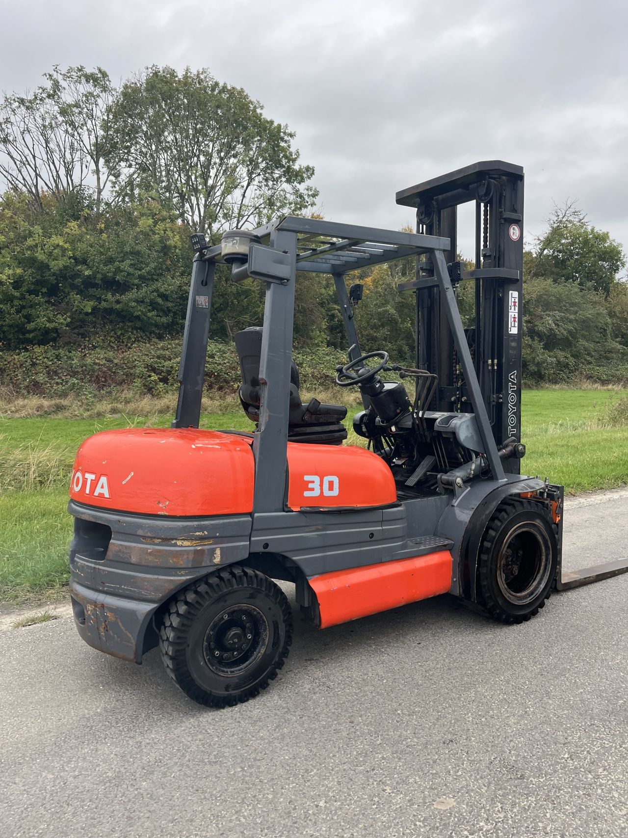 Toyota 02-6FD30 diesel heftruck triplo sideshift