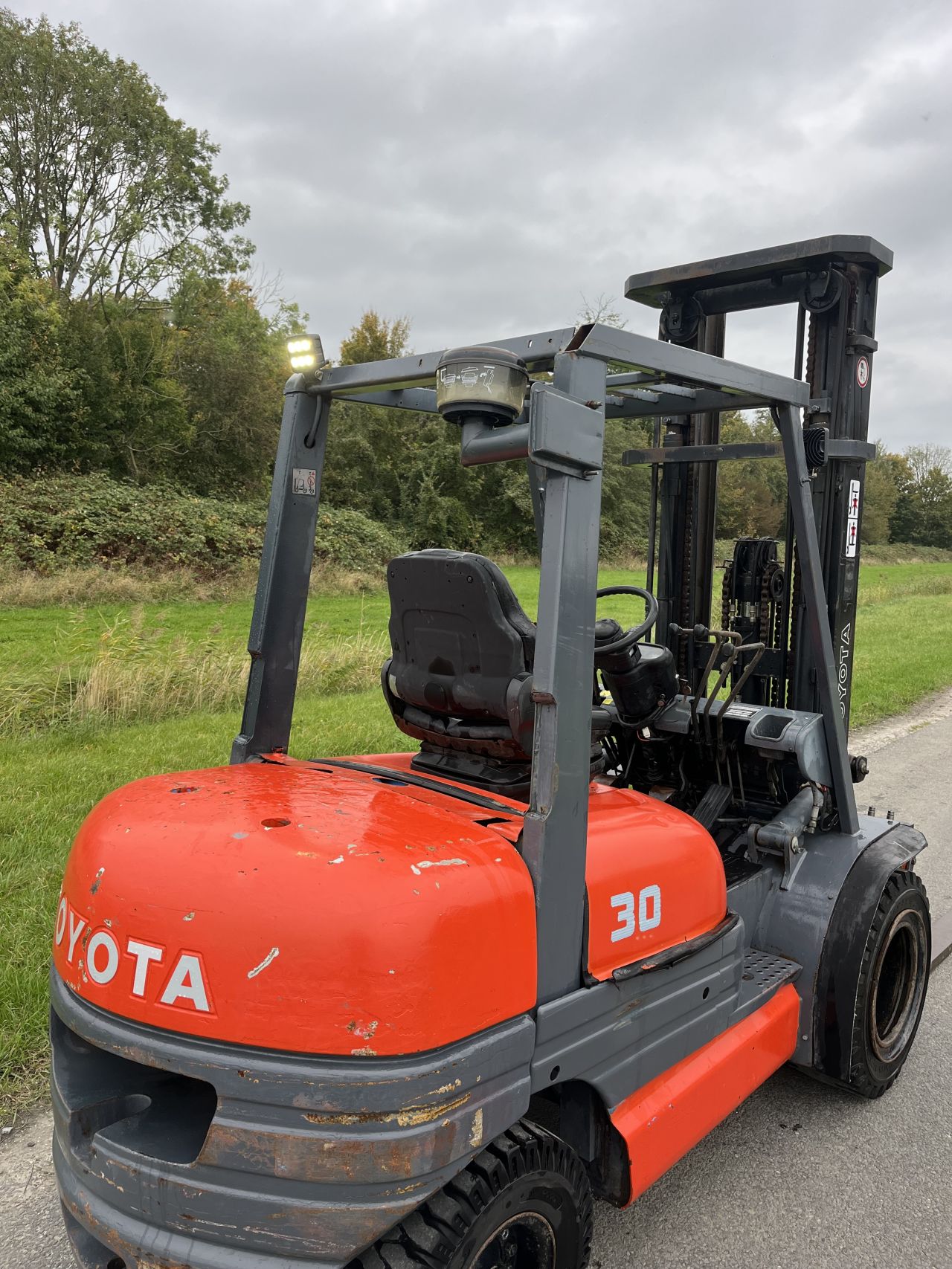 Toyota 02-6FD30 diesel heftruck triplo sideshift