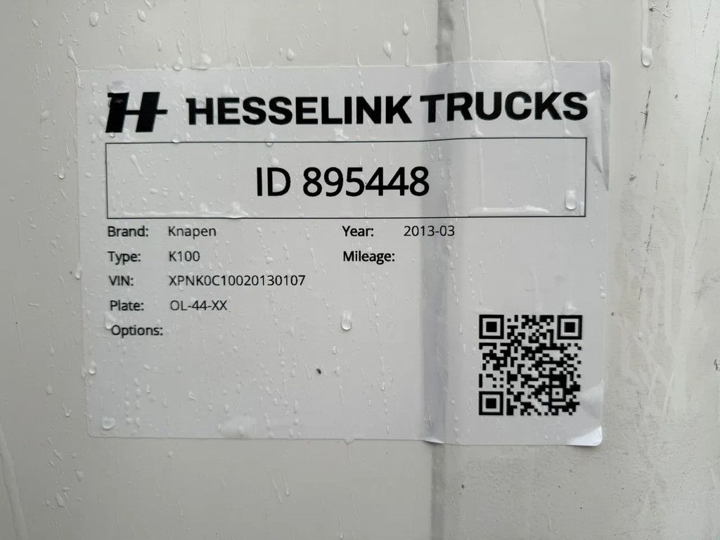 Knapen Trailers K100 99m3 Mega Cargo Floor 10MM NL Trailer APK/TUV 18-03-2026