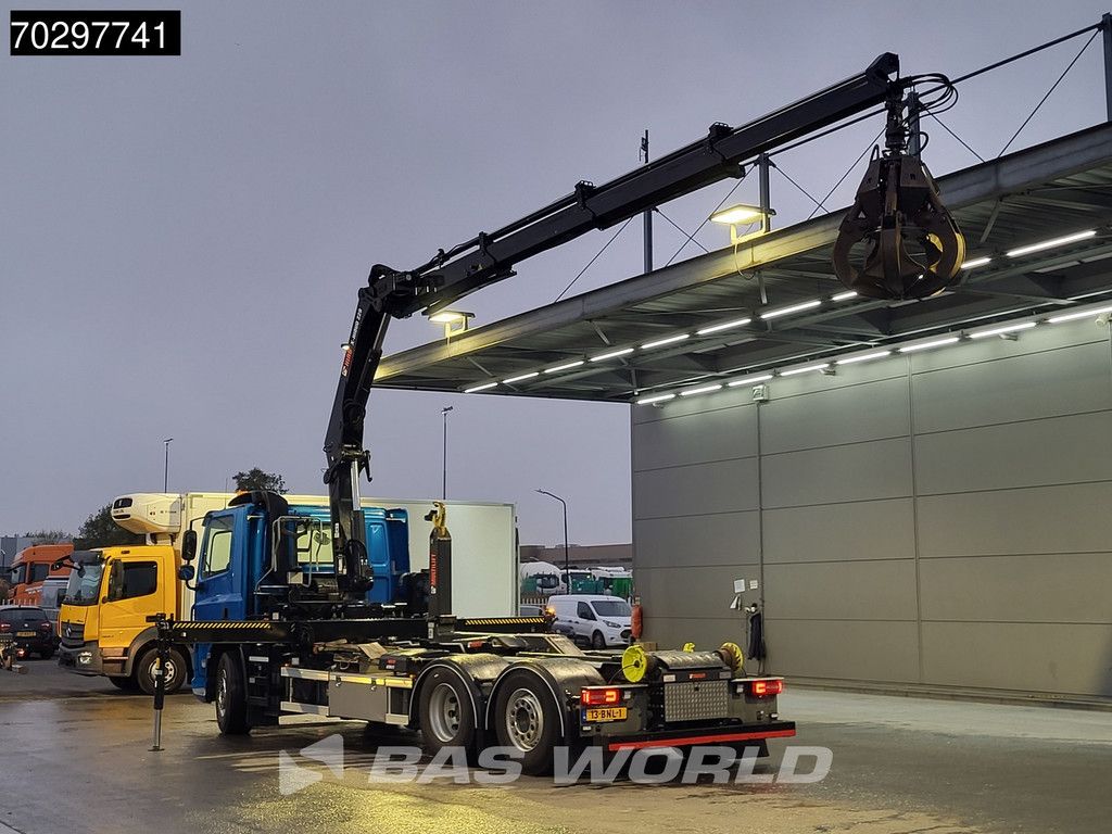 DAF CF CF 340 6X2 Hiab ULT21S56-D-ITF Hooklift Hiab X-HIDUO 228 E-3 Crane Lift+steering Axle Automatic Euro 6