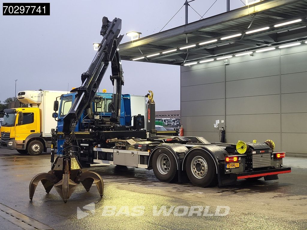 DAF CF CF 340 6X2 Hiab ULT21S56-D-ITF Hooklift Hiab X-HIDUO 228 E-3 Crane Lift+steering Axle Automatic Euro 6