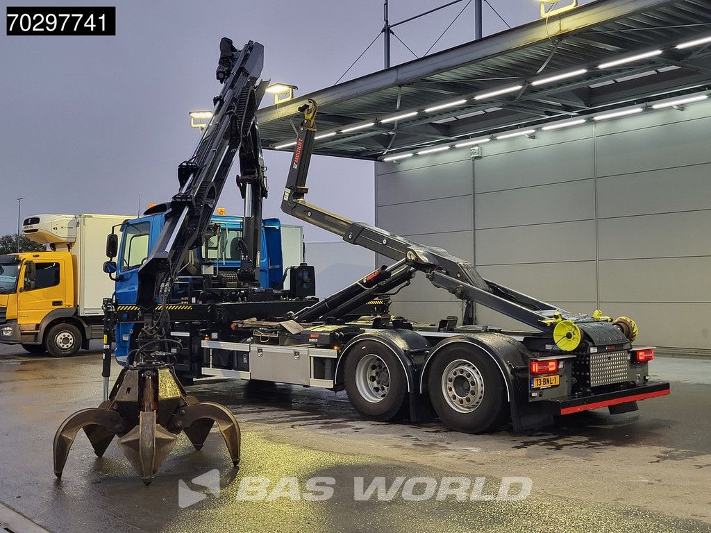 DAF CF CF 340 6X2 Hiab ULT21S56-D-ITF Hooklift Hiab X-HIDUO 228 E-3 Crane Lift+steering Axle Automatic Euro 6