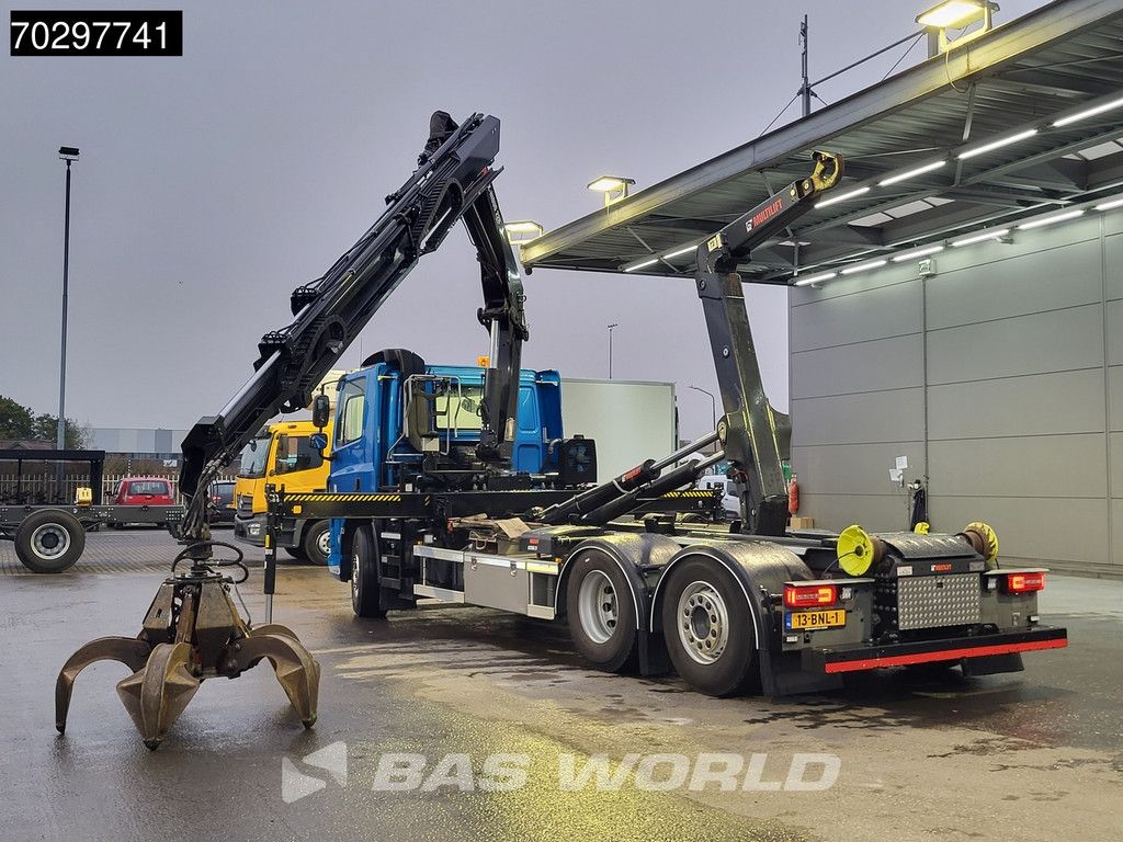 DAF CF CF 340 6X2 Hiab ULT21S56-D-ITF Hooklift Hiab X-HIDUO 228 E-3 Crane Lift+steering Axle Automatic Euro 6