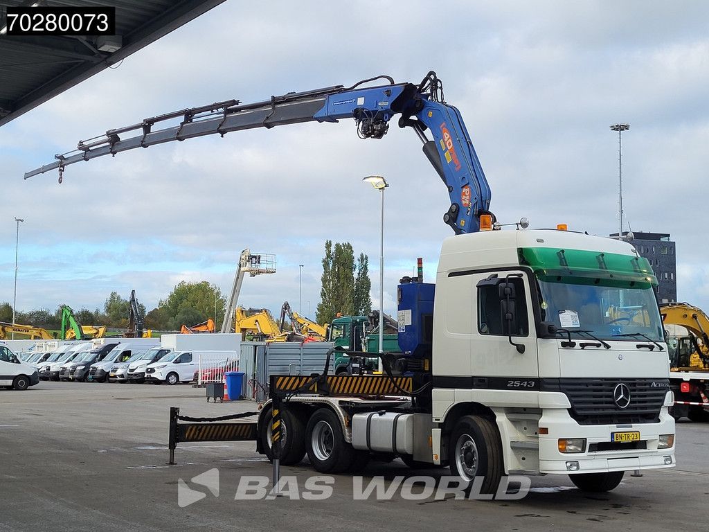 Mercedes Actros Actros 2543 6X2 NL-Truck Liftachse 3-Pedals Kran 9x Extensions PM 40 SP 2010 + Winch Euro 3