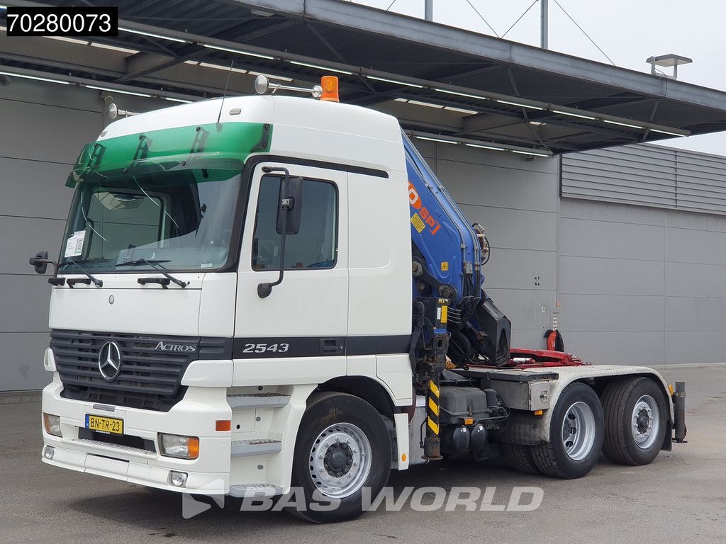 Mercedes Actros Actros 2543 6X2 NL-Truck Liftachse 3-Pedals Kran 9x Extensions PM 40 SP 2010 + Winch Euro 3