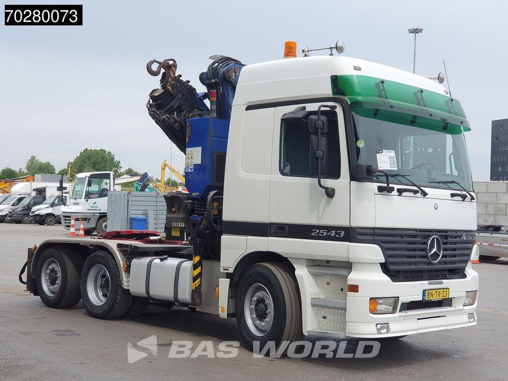 Mercedes Actros Actros 2543 6X2 NL-Truck Liftachse 3-Pedals Kran 9x Extensions PM 40 SP 2010 + Winch Euro 3
